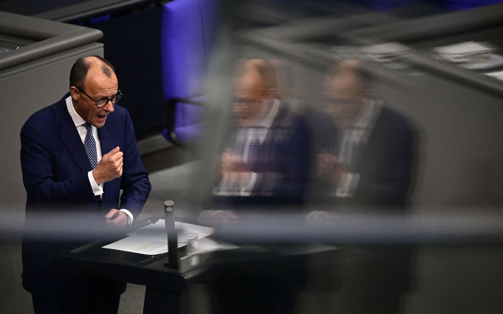 CDU-leider Friedrich Merz. beeld AFP, John Macdougall