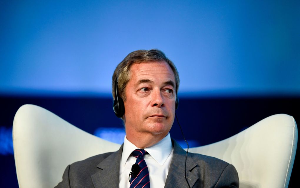 Farage. beeld AFP