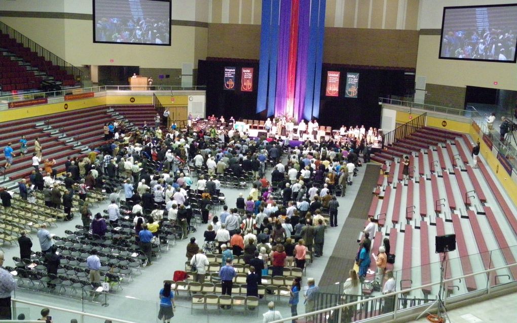 GRAND RAPIDS – In Grand Rapids zijn vrijdag twee gereformeerde oecumenische instituten gefuseerd tot één organisatie, de World Communion of Reformed Churches (WCRC). Foto RD