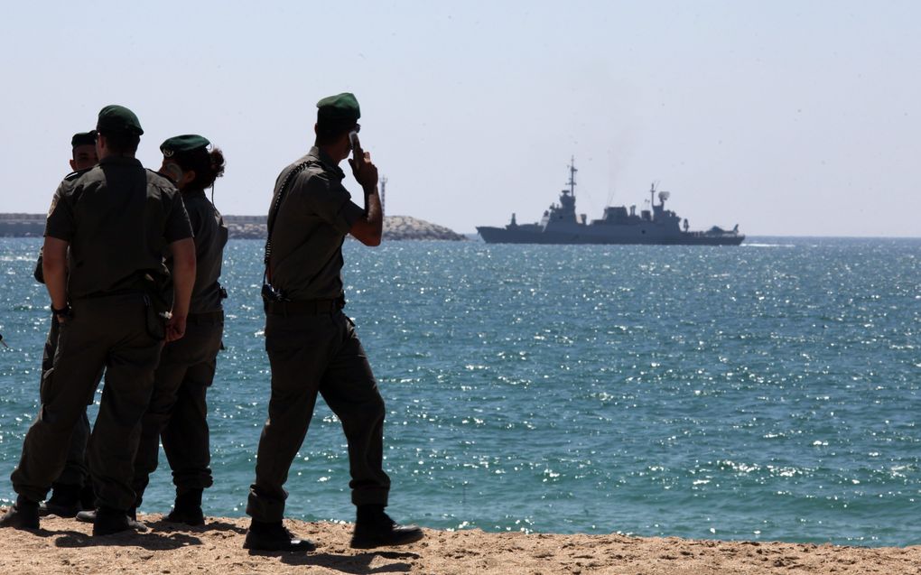 Israël was op grond van het zeeoorlogsrecht bevoegd om de lading van het konvooi hulpgoederen voor Gaza te controleren. Foto EPA