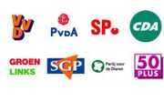 Logo's politieke partijen. beeld RD