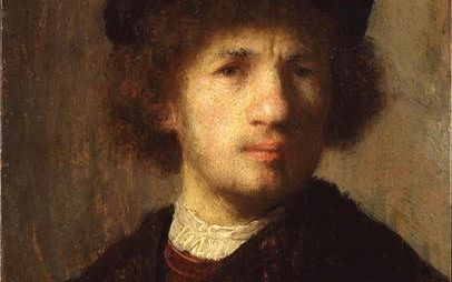 NEW YORK - Een zelfportret van Rembrandt. Foto ANP