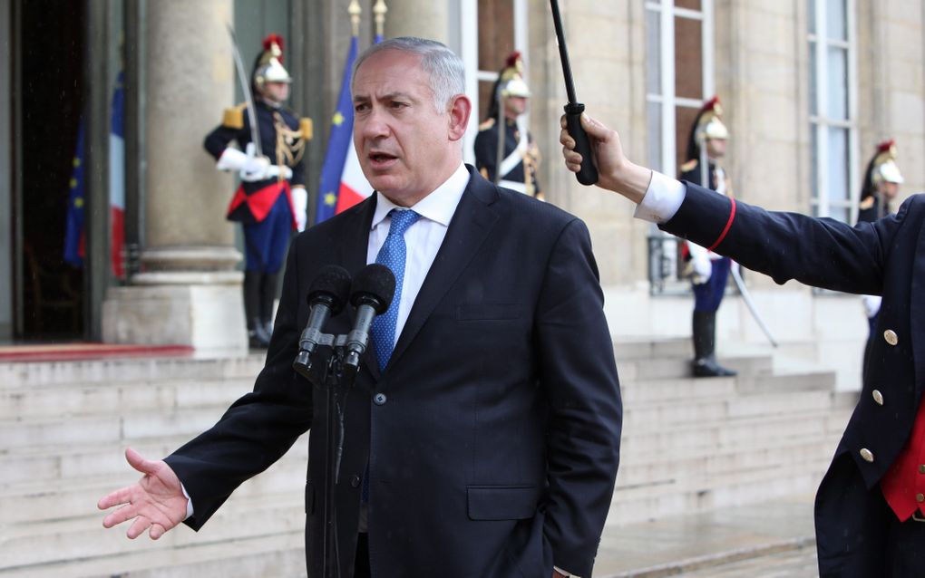 De Israëlische premier Netanyahu. Foto EPA