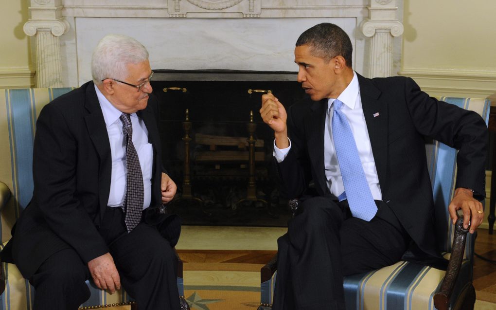 WASHINGTON - De huidige situatie in de Gazastrook is „onhoudbaar”, aldus de 
Amerikaanse president Obama woensdag na een ontmoeting met de Palestijnse leider Mahmud Abbas. Foto EPA