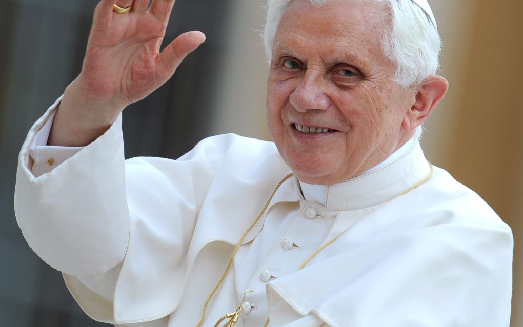 VATICAANSTAD - Paus Benedictus XVI. Foto EPA