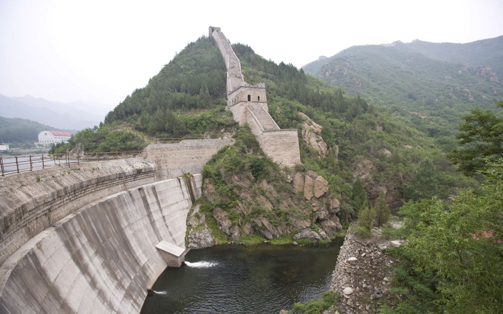 Een van de vele stuwmeren in China. Foto EPA