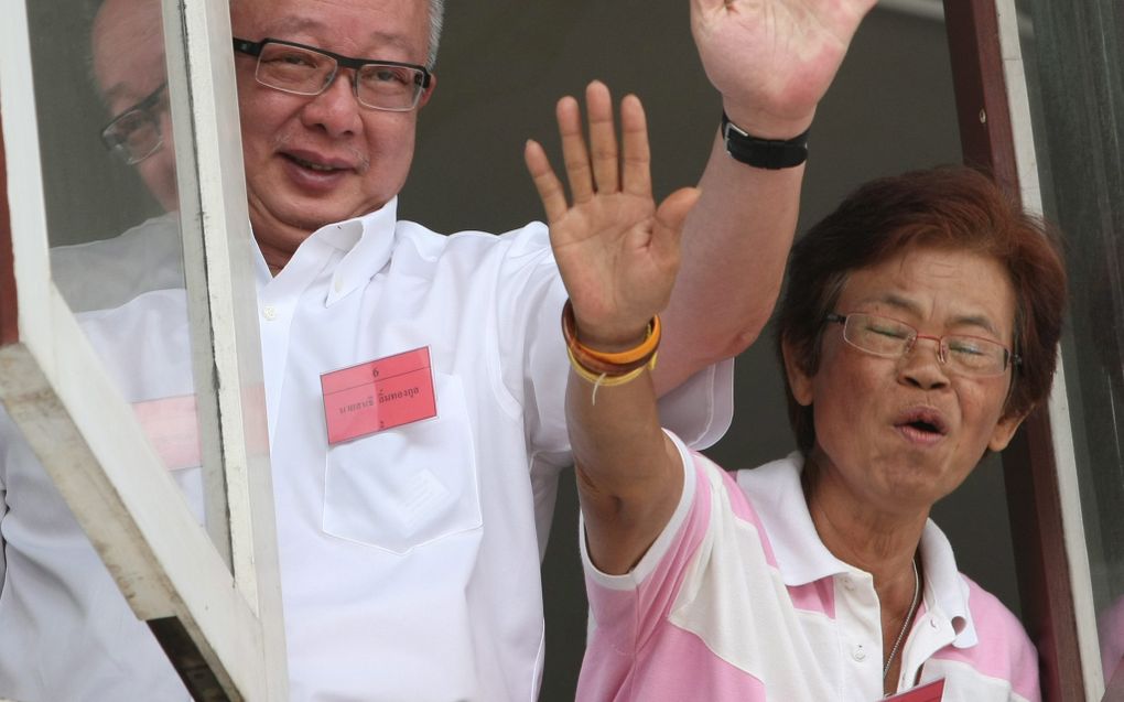 Zestig mensen zijn aangeklaags wegens hun aandeel in de bezetting van de luchthavens van Bangkok. Foto EPA