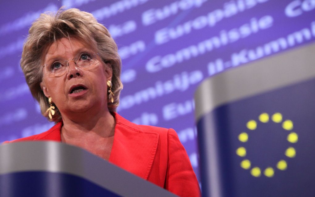 Eurocommissaris Viviane Reding. Foto EPA