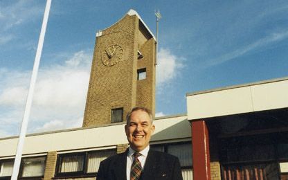 KATWIJK AAN ZEE â€“ De hervormde ds. B. H. Weegink viert woensdag in Katwijk aan Zee zijn 25-jarig ambtsjubileum. „De oproep tot geloof en bekering is een wezenlijk onderdeel in mijn preek.” - Foto RD