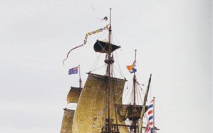 Oost IndiÃ«vaarder Batavia. Strandde in 1629. Foto Scheepvaartmuseum