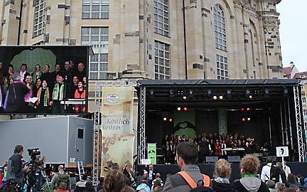 Opening van de Kirchentag in Dresden. Foto EKD