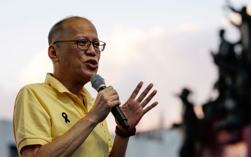 Benigno Aquino, voormalig president van de Filipijnen. beeld EPA, MARK R. CRISTINO