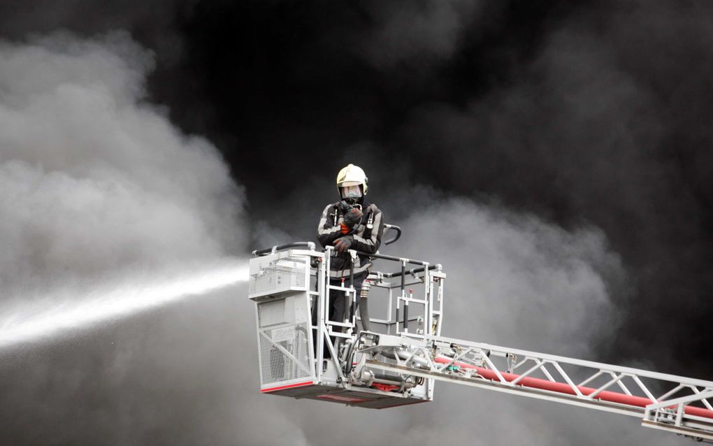 HOEK VAN HOLLAND - Brand Hoek van Holland. Foto ANP