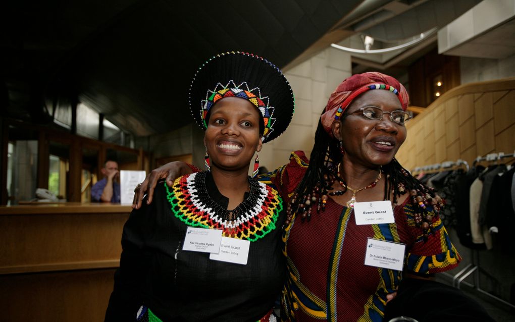 Afrikaanse bezoekers van de zendingsconferentie in Edinburgh. Afrikaanse zendelingen zijn vaak niet welkom in Europa. Foto Gary Doak for Edinburgh 2010