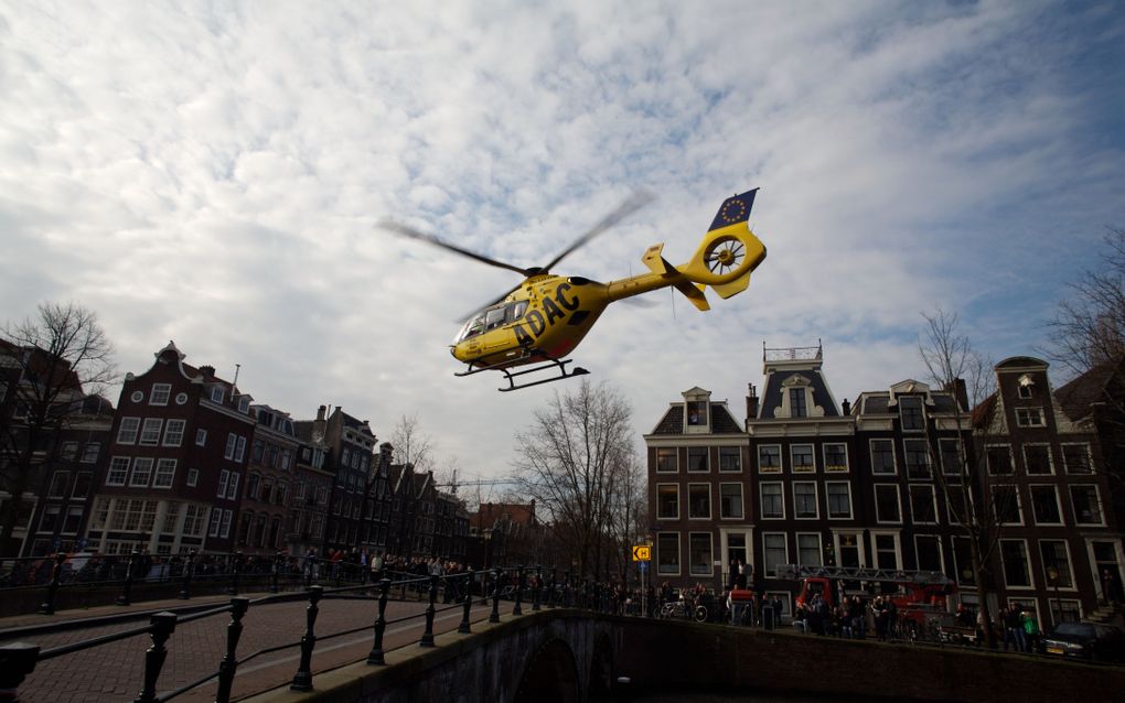 Traumahelikopter in actie. Foto ANP