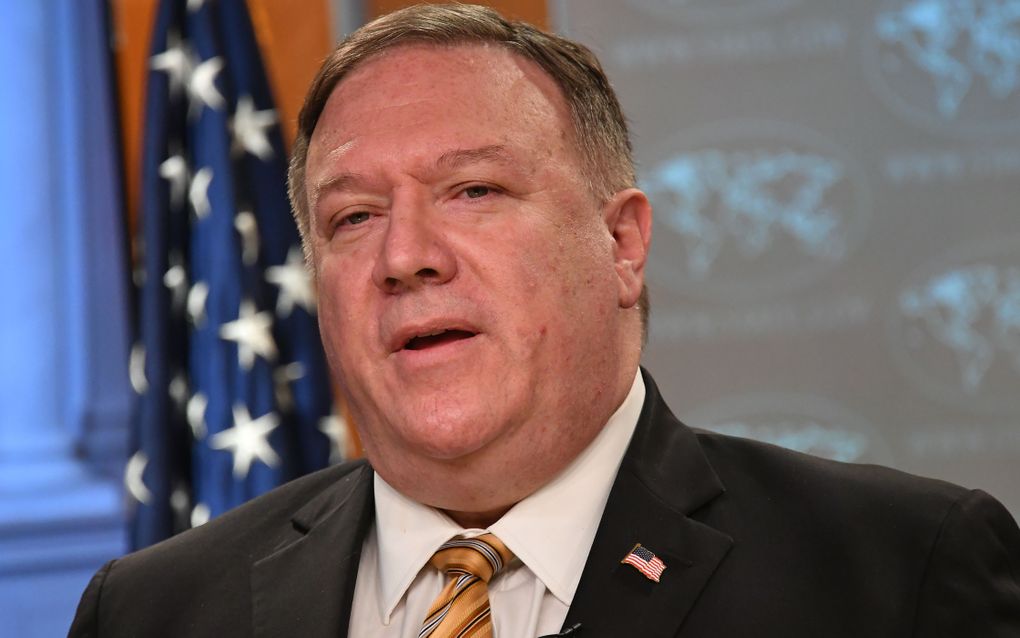 Pompeo. beeld AFP