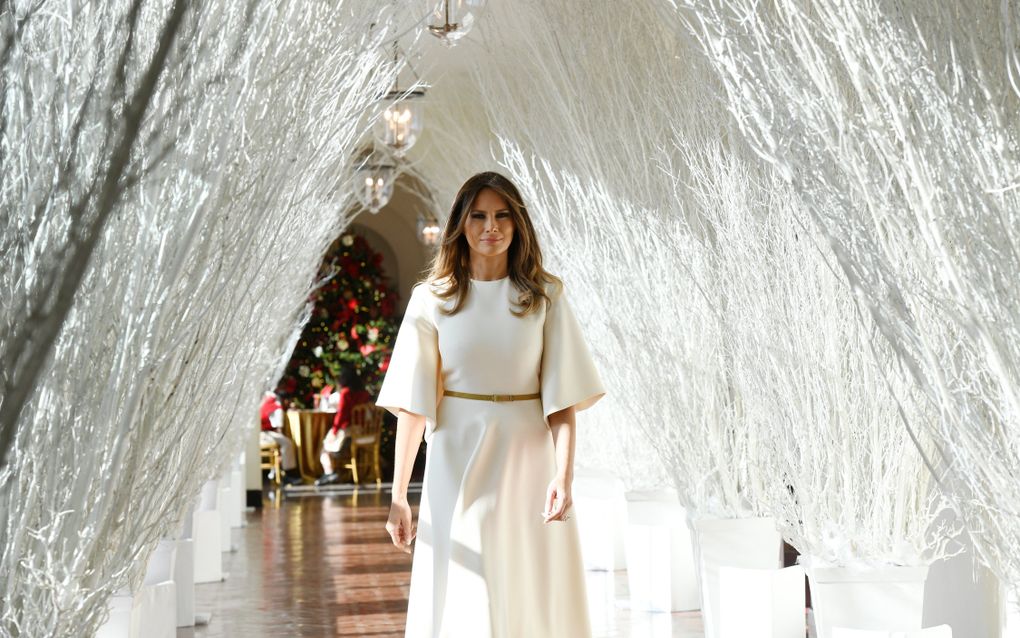 First lady Melania Trump in het Witte Huis. beeld EPA