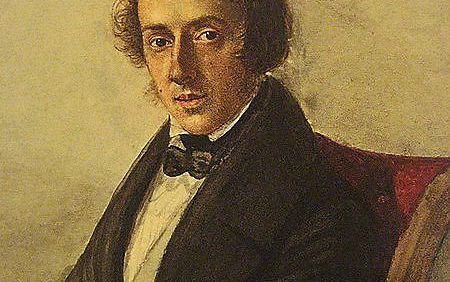 Portret van Chopin uit 1835. Foto Wikimedia