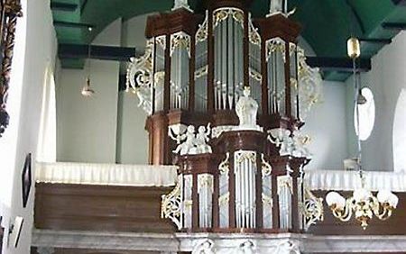 Het orgel in Hallum. Foto Reliwiki