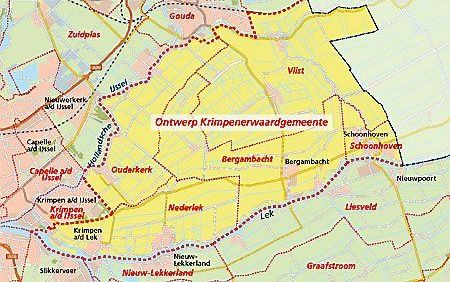 Vanwege een gemeentelijke herindeling van de Krimpenerwaard mogen de inwoners in 2015 naar de stembus. Beeld Provincie Zuid-Holland