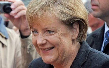 Merkel heeft moslims in Duitsland opgeroepen de Duitse waarden na te leven. Foto EPA