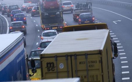 Nederlandse truckers. foto ANP