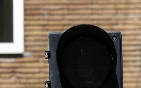 Een Nijntje-stoplicht voor voetgangers in Utrecht. Foto ANP