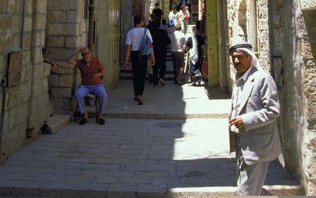 Straat in Jeruzalem. Foto ANP