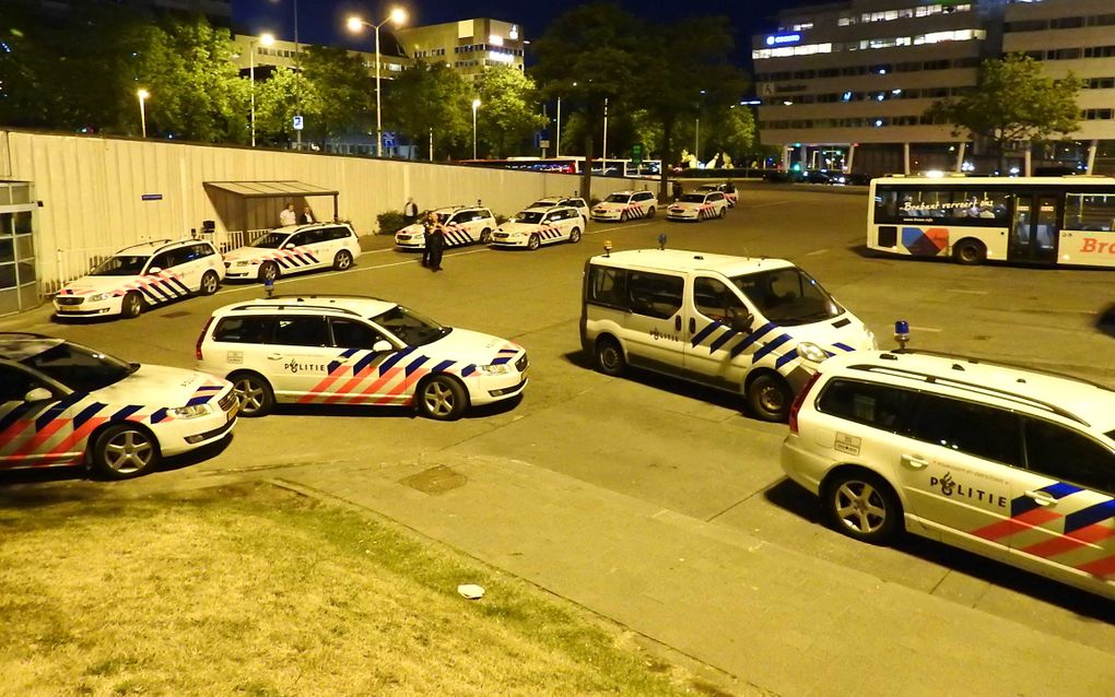 In Eindhoven is sprake van een „verdachte situatie”, meldt de politie. beeld ANP