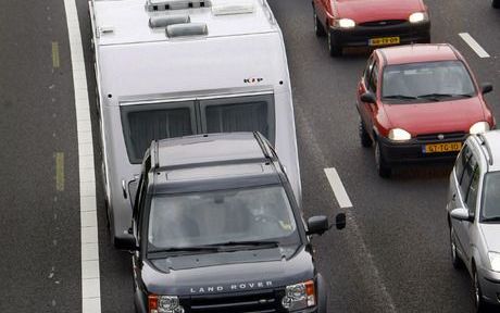 Op de Franse snelwegen stond zaterdagochtend rond 7.30 uur al 300 kilometer aan files. Foto ANP