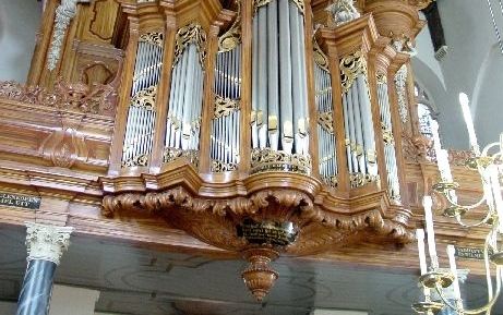 Het Garrelsorgel van de Grote Kerk van Maassluis. Foto RD