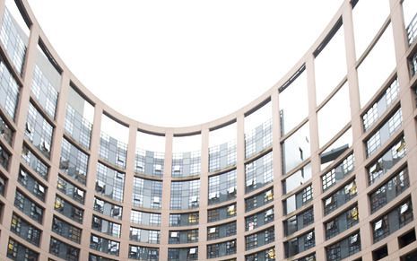 BRUSSEL - Het Europees Parlement in Straatsburg. Foto ANP