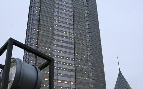 NEW YORK – Morgan Stanley, de op een na grootste zakenbank van de Verenigde Staten, is door de crisis op de Amerikaanse hypotheekmarkt in het vierde kwartaal diep in de rode cijfers gedoken. Foto EPA