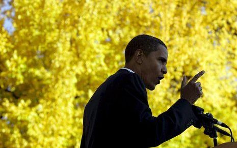 Obama hield afgelopen weekend een toespraak in de Colorado State University. Foto EPA