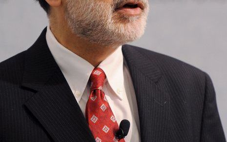 WASHINGTON - Bernanke, voorzitter van de Federal Reserve. Foto EPA