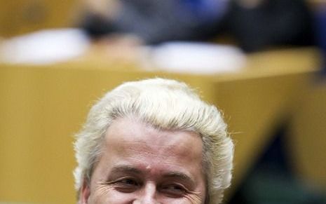 De PVV van Wilders is voor het eerst ook in de politieke barometer van Synovate de grootste partij. Foto ANP