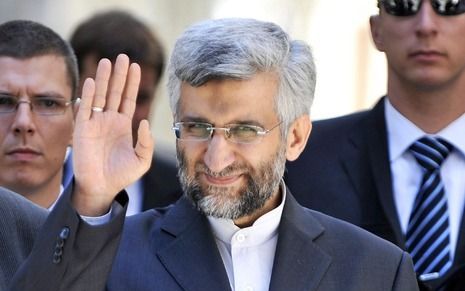 Saeed Jalili, de hoogste Iraanse nucleaire onderhandelaar. Foto EPA