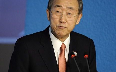 NEW YORK - VN–secretaris–generaal Ban Ki–Moon. Foto EPA