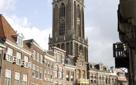 In de Domkerk in Utrecht is dinsdagmiddag het zogehten Kairosdocument overhandigd aan Nederlandse kerkleiders. Die voelen echter weinig voor de bepleite boycot tegen Israël. Foto ANP