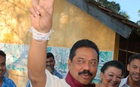 Mahinda Rajapaksa. Foto EPA