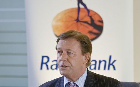 De economische vooruitzichten voor Nederland volgend jaar zijn nog steeds gunstig, zei bestuursvoorzitter Bert Heemskerk van de Rabobank donderdag bij de jaarlijkse presentatie van de visie van de bank op het komende jaar. Foto ANP