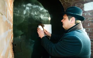 Foto ter illustratie van hervormingsdag, toen Maarten Luther zijn 95 stellingen op de kapel in Wittenberg sloeg