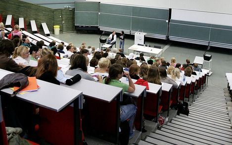 „Studentenverenigingen dienen het gevaar te erkennen dat alle leden een wetenschappelijk denkkader hebben, dat ervoor kan zorgen dat ook het Woord en de daarop gegronde belijdenis onder kritiek komen te staan.” Foto ANP