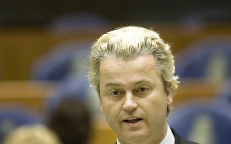 Rondom de PVV dreigt een „links cordon sanitaire” te ontstaan, constateerde PVV-leider Wilders maandag. Foto ANP