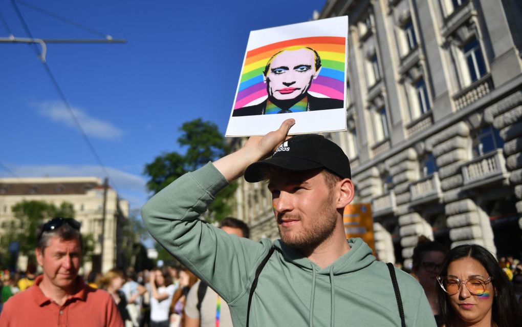 Protest in Budapest. Photo AFP, Gergely Besenyei