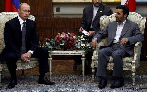 De Russische president Vladimir Poetin is op bezoek in Iran. Foto ANP