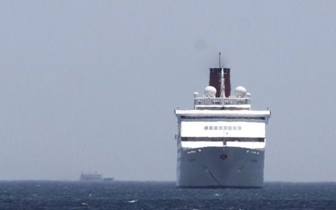 Het cruiseschip Ocean Dream. Foto EPA