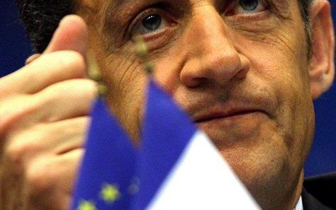 SARKOZY ...strooit kwistig met plannen... Foto EPA