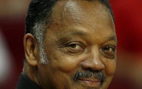 De zwarte dominee Jesse Jackson. Foto EPA