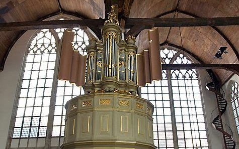 Het transeptorgel in de Amsterdamse Oude Kerk. Beeld oudekerk.nl